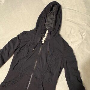 NWOT New Lululemon Dance Studio Jacket III Black/Grey Reversible Full-Zip 8